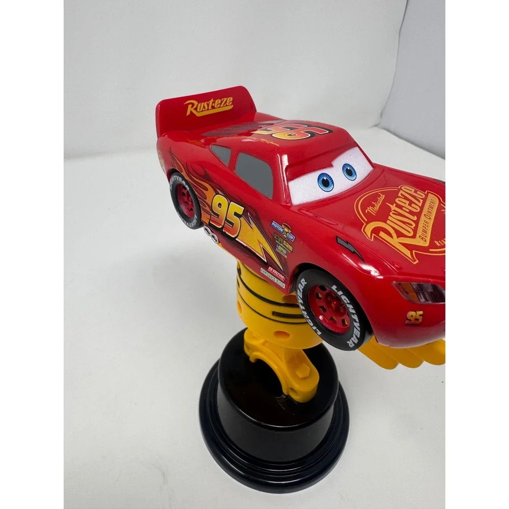 Disney Pixar Cars Lightning McQueen Piston Cup Trophy Toy Red 95 Race Car